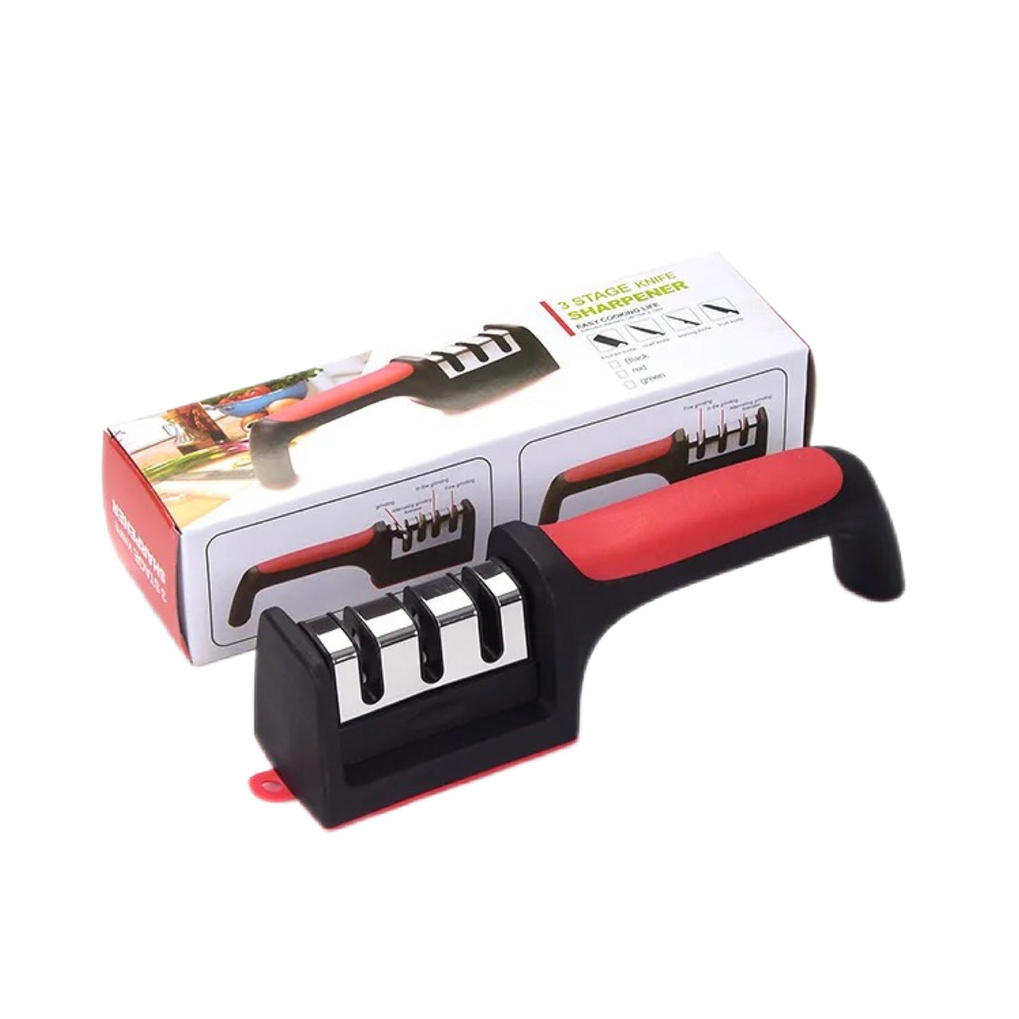 🔪Afilador de cuchillos y tijeras 3 en 1 ➕ ¡Cuchillo y Pelapapa de Regalo!🎁
