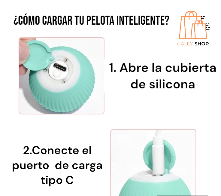 🐾 PetPlay™ | Pelota Inteligente para mascotas pequeñas y gatos🐾